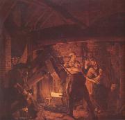 WRIGHT, Joseph The Forge (nn03) painting